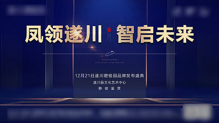 【源文件下載】 海報 廣告展板 品牌發(fā)布會 藍(lán)金 大氣